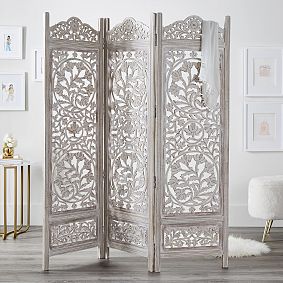 Ornate Wood Carved Screen