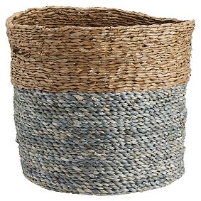 Color Block Braided Bins