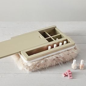 Faux-Fur Deluxe Mani/Pedi Lapdesk