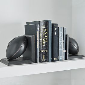 Football Bookends, Set of 2
