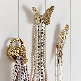 Gold Vintage Novelty Hooks