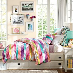 Ikat Stripe Duvet Cover