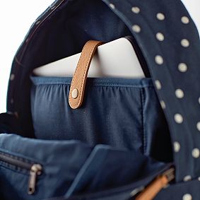 Northfield Navy Dot Backpack