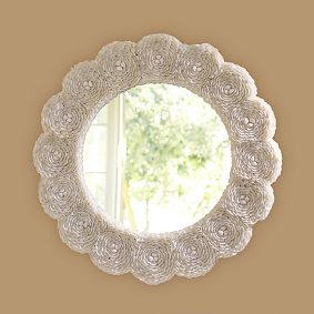 Shell Rosette Mirror