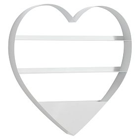 Metal Heart Shelf