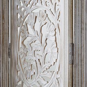 Ornate Wood Carved Screen