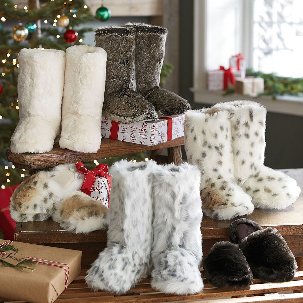 Faux-Fur Booties