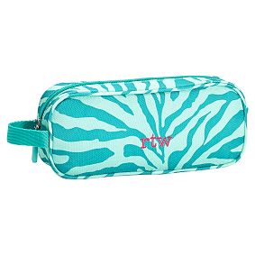 Gear-Up Ceramic Pool Tonal Zebra Pencil Case