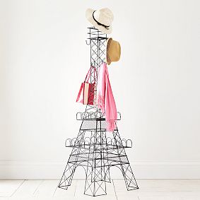 Eiffel Tower Hat &amp; Scarf Storage
