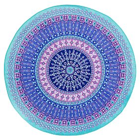 Round Mandala Beach Towel UPF 50+