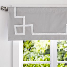 Emma Ribbon Trim Valance