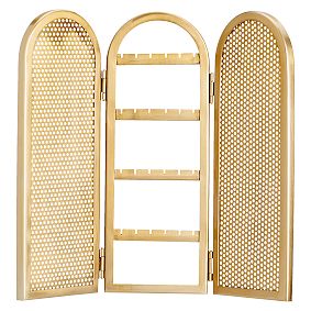 Gold Arched Earring Holder