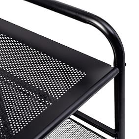 Metal 3-Drawer Rolling Storage Cart on Wheels