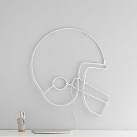 Football Helmet Wall Light