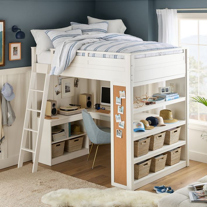 Sleep Study® Loft Bed Pottery Barn Teen