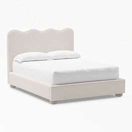 Millie Wavy Upholstered Classic Bed - Thumbnail 3