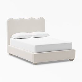 Millie Wavy Upholstered Classic Bed - Thumbnail 2