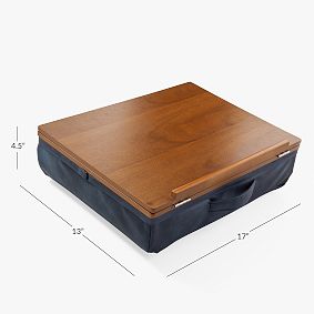 Adjustable Lapdesk - Vegan Leather Navy