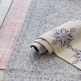 Floral Geo Recycled Wool Rug