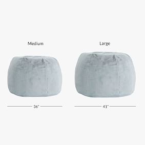 Large Faux Fur Quarry Bean Bag Chair