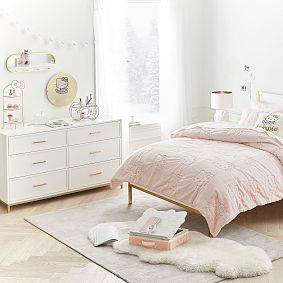 Glam Mirror With Ledge And Hooks