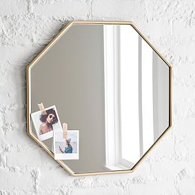 No Nails Octagon Mirror