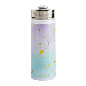 Ombre Ocean Metallic Slim Water Bottle