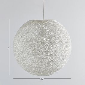 Woven Globe Chandelier (20&quot;)