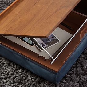 Adjustable Lapdesk - Vegan Leather Navy