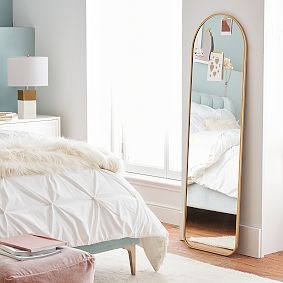 Metal Framed Full Length Mirror (18&quot;x60&quot;)