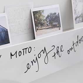 No Nails Whiteboard Photo Rail