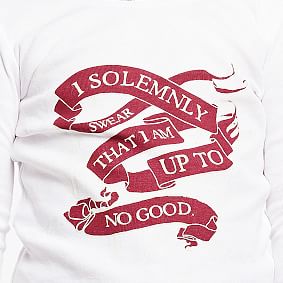 Harry Potter™ Marauder's Map™ Teen Glow-in-the-Dark Fitted Pajama Set