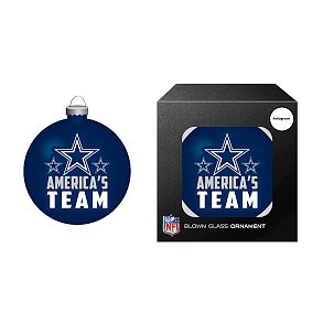 NFL Blown Glass Ornament