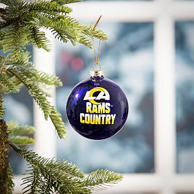NFL Blown Glass Ornament