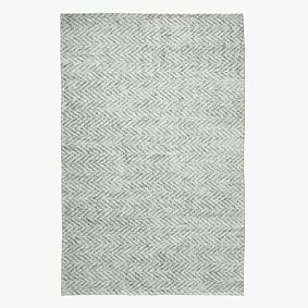 Open Box: Herringbone Washable Rug - Gray