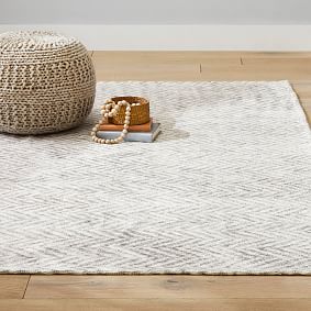 Open Box: Herringbone Washable Rug - Gray