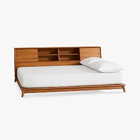 west elm x pbt Mid-Century Side Storage Platform Bed