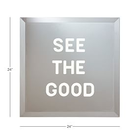 Beveled Mantra Mirror
