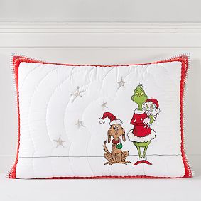 Open Box: Dr. Seuss's The Grinch™ Standard Sham - Red Multi