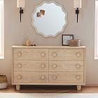 green emerald velvet dress Brooks 6 Drawer Dresser with Interlocking Drawers