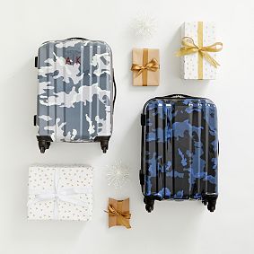 Channeled Hard-Sided Navy Camo Spinner