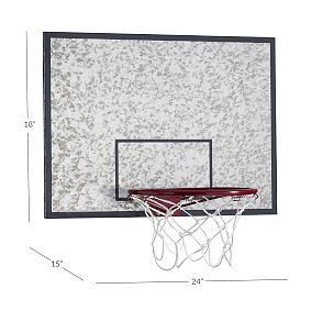 Galvanized Basketball Hoop And Dry-Erase Board