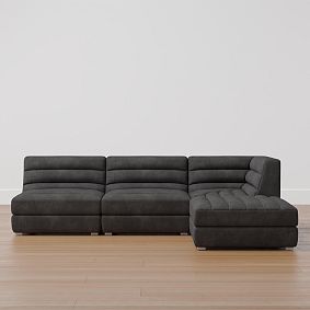 Hudson L-Shaped Sectional Set with Storage (96")