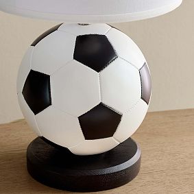 Soccer Table Lamp with USB (20&quot;)