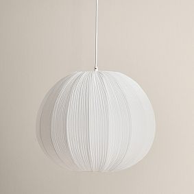 Hayden Fabric Pendant (20")