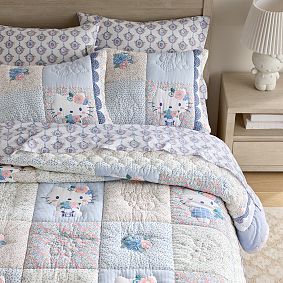Hello Kitty&#174; Chambray Patchwork Quilt