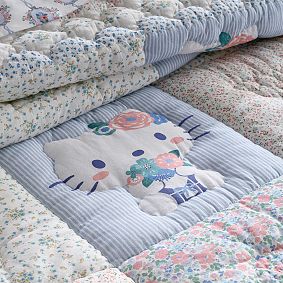 Hello Kitty&#174; Chambray Patchwork Quilt