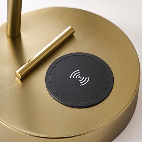 Ombre Pink Glass Desk Lamp