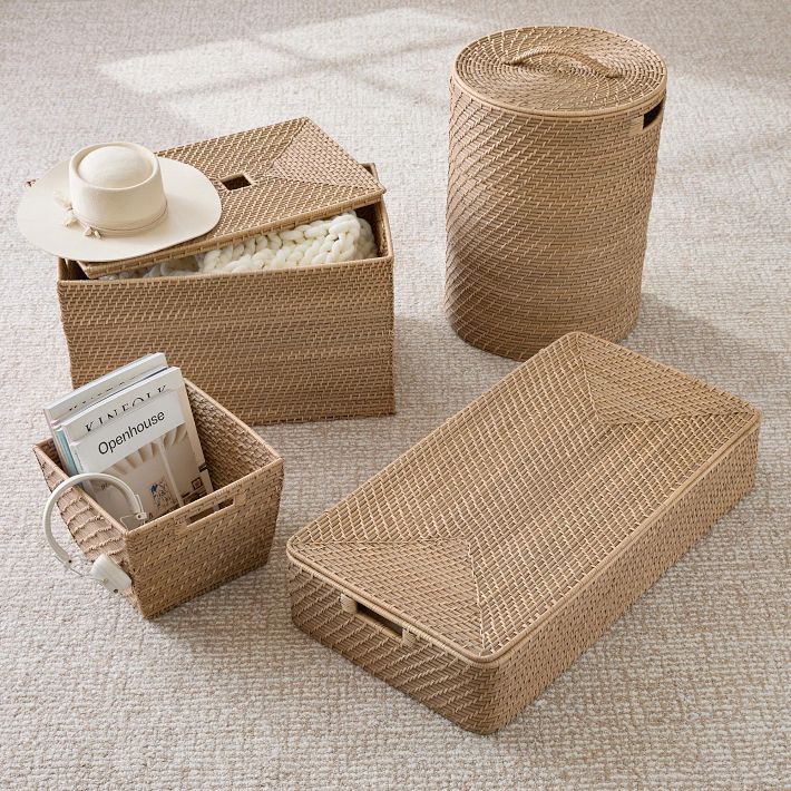 Quinn Storage Hamper Pottery Barn Teen