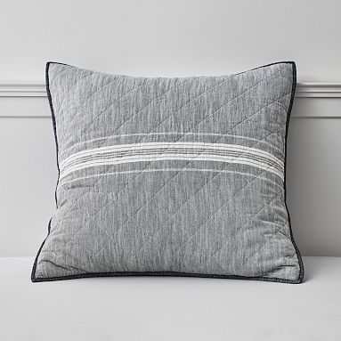 Windward Stripe Reversible Euro Sham